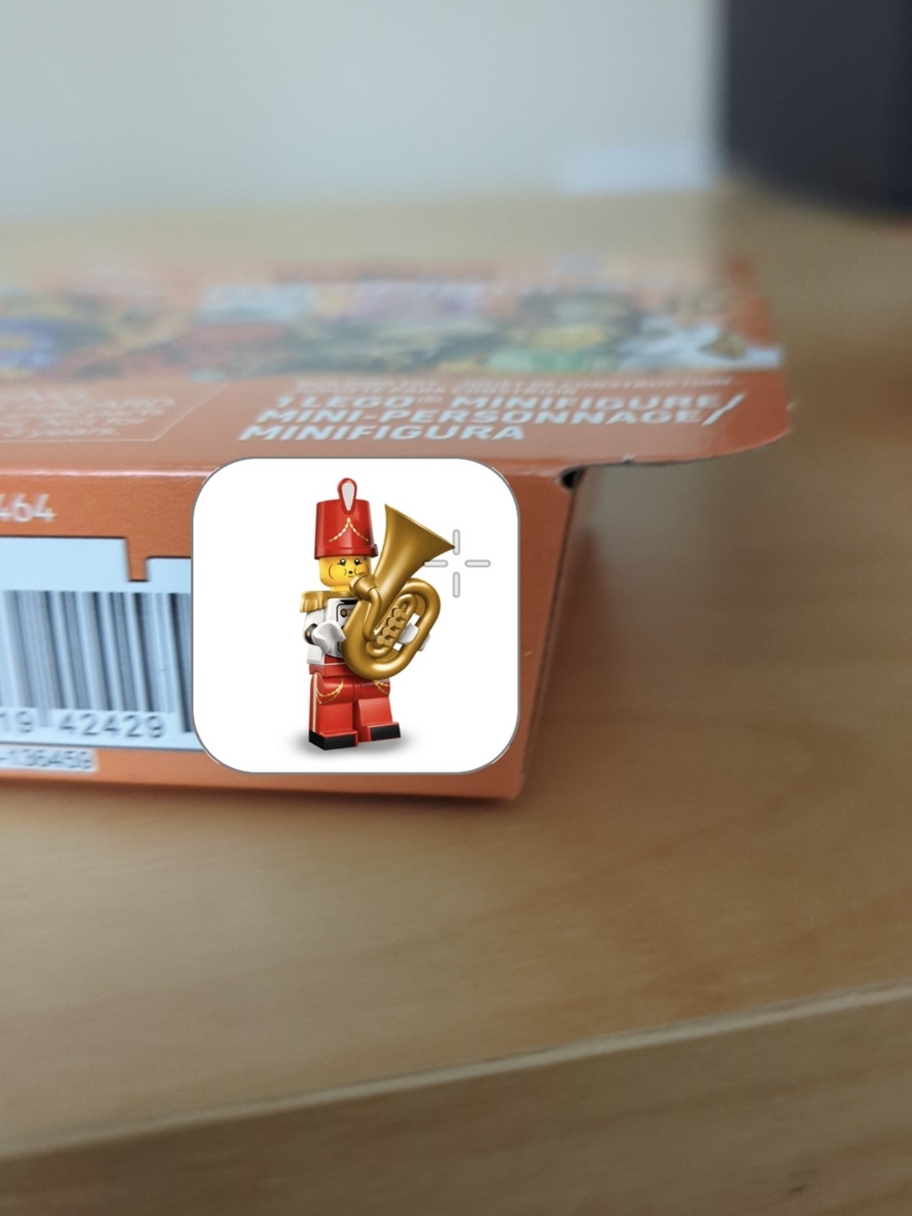Lego minifigures series 29 believed to be Tuba Player not guaranteed